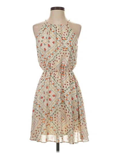 Pre-owned Mi Ami Casual Dress In Brown