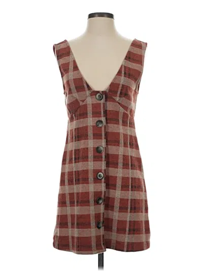 Pre-owned Mi Ami Casual Dress In Brown