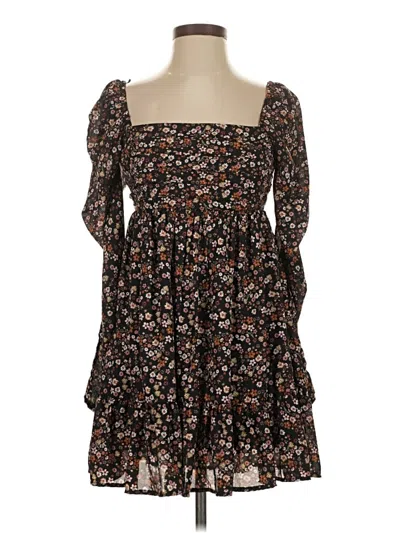 Pre-owned Mi Ami Casual Dress In Brown