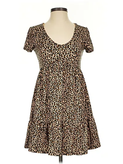 Pre-owned Mi Ami Casual Dress In Brown