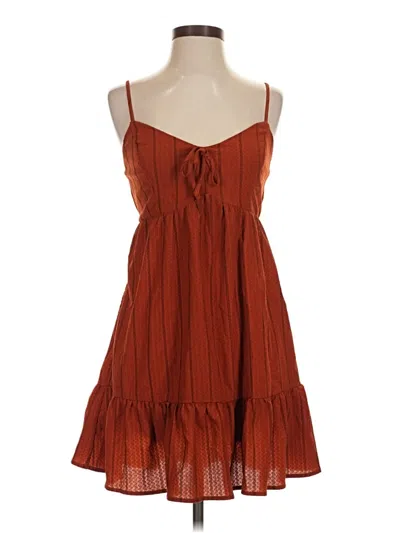 Pre-owned Mi Ami Casual Dress In Brown