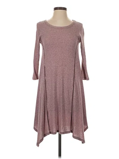 Pre-owned Mi Ami Casual Dress In Burgundy