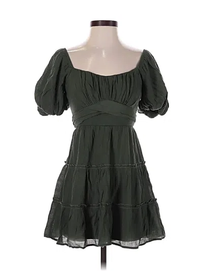 Pre-owned Mi Ami Casual Dress In Green