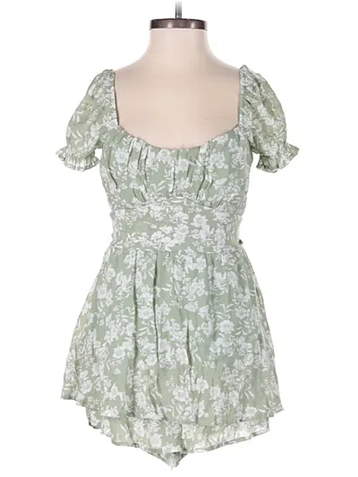 Pre-owned Mi Ami Casual Dress In Green
