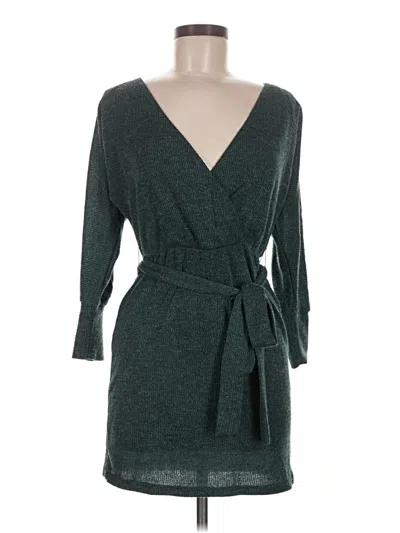 Pre-owned Mi Ami Casual Dress In Green