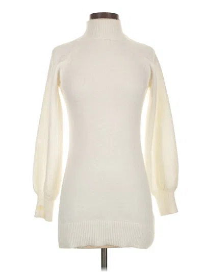 Pre-owned Mi Ami Casual Dress In Ivory