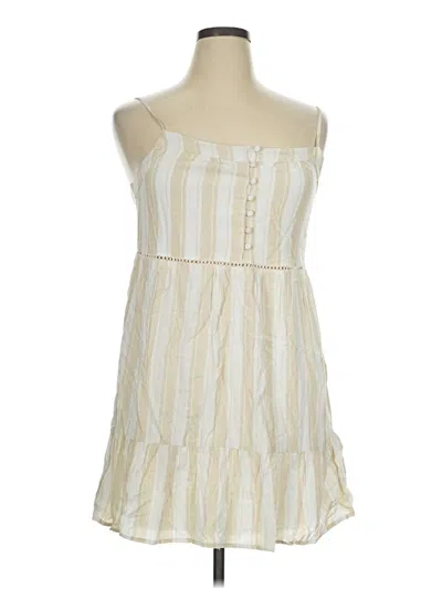 Pre-owned Mi Ami Casual Dress In Ivory