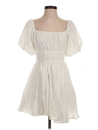 Pre-owned Mi Ami Casual Dress In Ivory