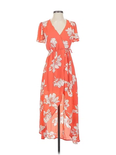 Pre-owned Mi Ami Casual Dress In Orange