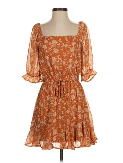 Pre-owned Mi Ami Casual Dress In Orange