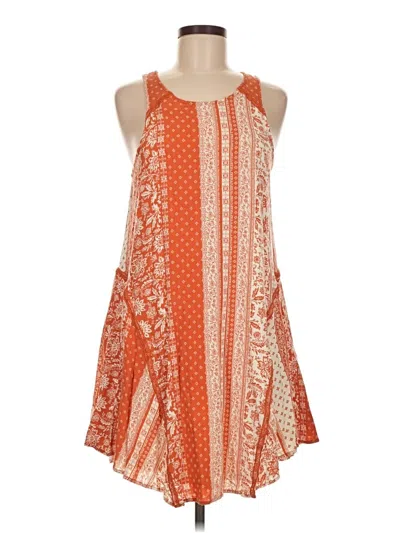Pre-owned Mi Ami Casual Dress In Orange