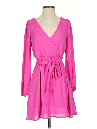 Pre-owned Mi Ami Casual Dress In Pink