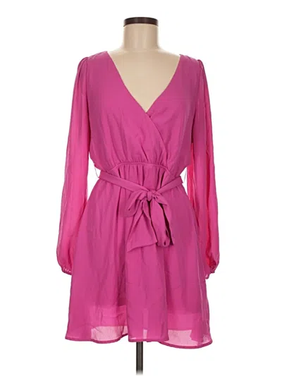 Pre-owned Mi Ami Casual Dress In Pink