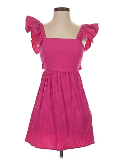 Pre-owned Mi Ami Casual Dress In Pink
