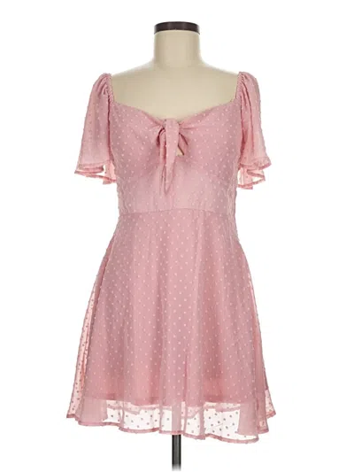 Pre-owned Mi Ami Casual Dress In Pink
