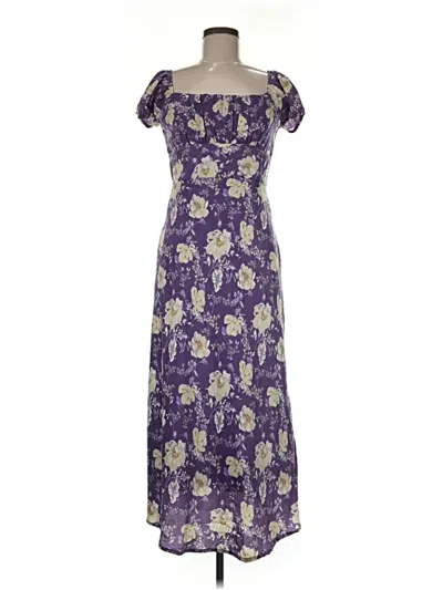 Pre-owned Mi Ami Casual Dress In Purple