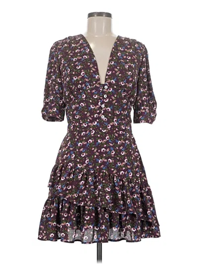Pre-owned Mi Ami Casual Dress In Purple