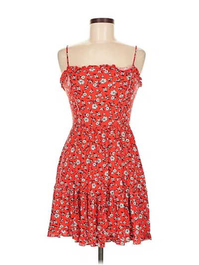 Pre-owned Mi Ami Casual Dress In Red