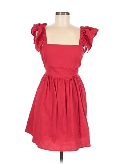Pre-owned Mi Ami Casual Dress In Red