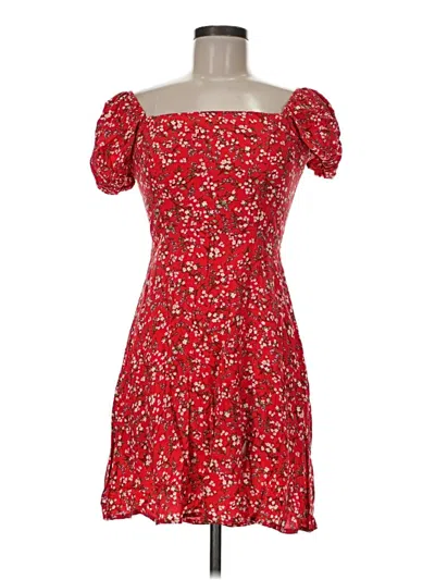 Pre-owned Mi Ami Casual Dress In Red