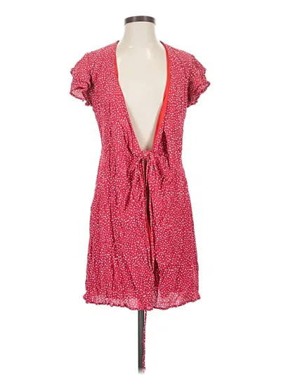 Pre-owned Mi Ami Casual Dress In Red