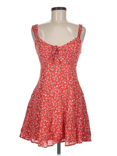 Pre-owned Mi Ami Casual Dress In Red