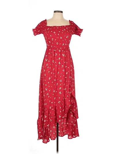 Pre-owned Mi Ami Casual Dress In Red