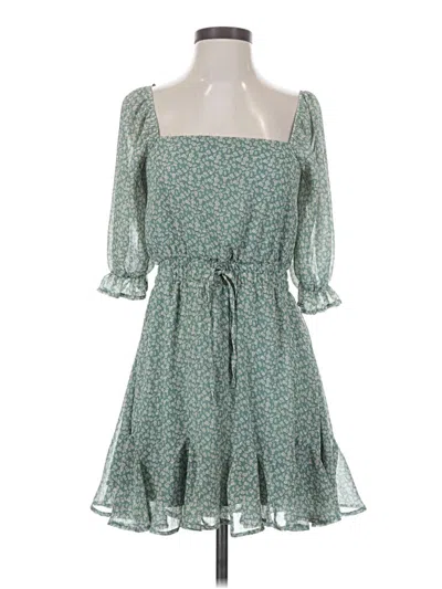 Pre-owned Mi Ami Casual Dress In Teal