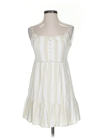 Pre-owned Mi Ami Casual Dress In White