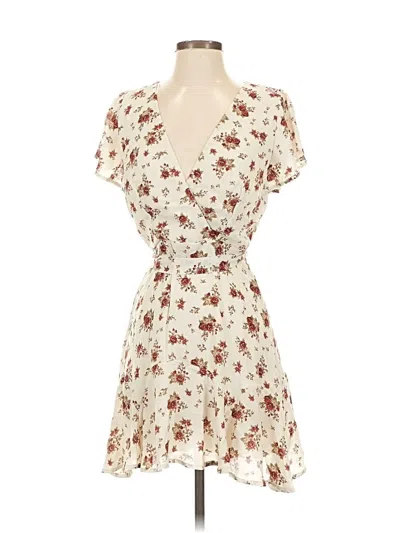 Pre-owned Mi Ami Casual Dress In White