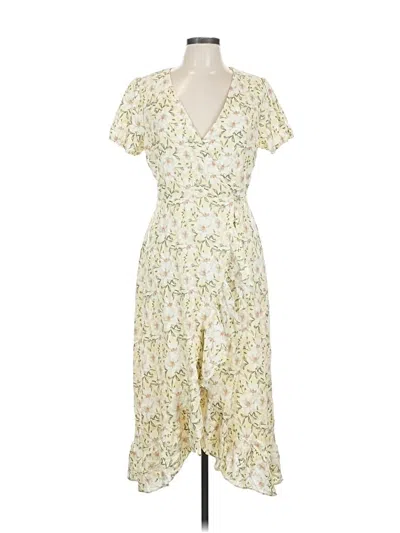 Pre-owned Mi Ami Casual Dress In White