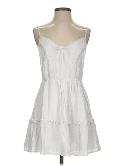 Pre-owned Mi Ami Casual Dress In White