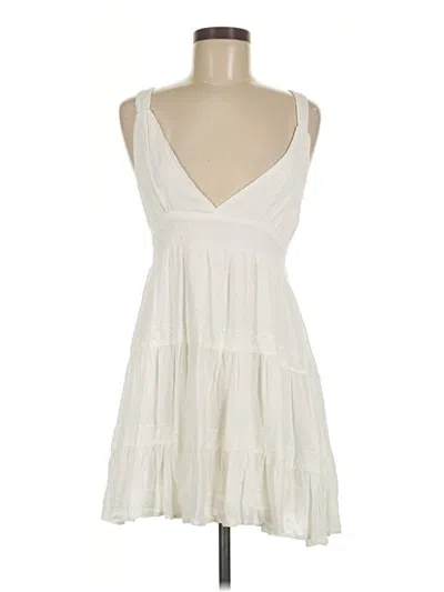 Pre-owned Mi Ami Casual Dress In White