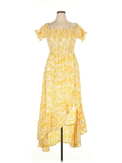 Pre-owned Mi Ami Casual Dress In Yellow