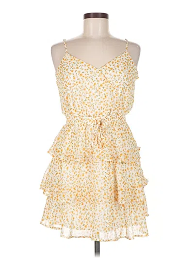 Pre-owned Mi Ami Casual Dress In Yellow