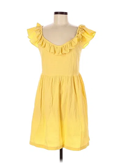 Pre-owned Mi Ami Casual Dress In Yellow