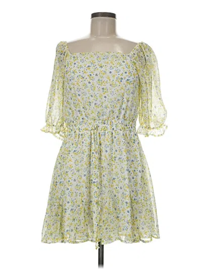 Pre-owned Mi Ami Casual Dress In Yellow