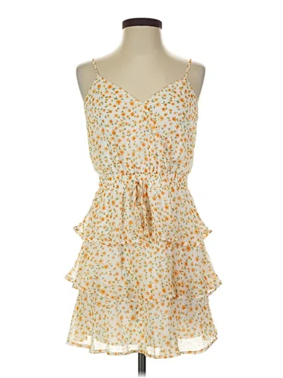 Pre-owned Mi Ami Casual Dress In Yellow