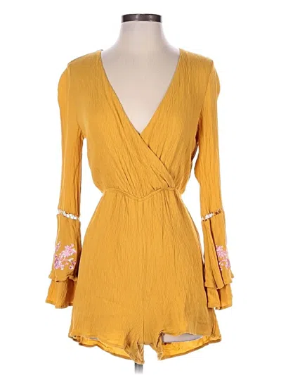 Pre-owned Mi Ami Casual Dress In Yellow