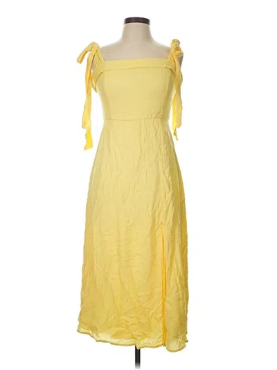 Pre-owned Mi Ami Casual Dress In Yellow