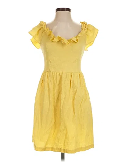 Pre-owned Mi Ami Casual Dress In Yellow