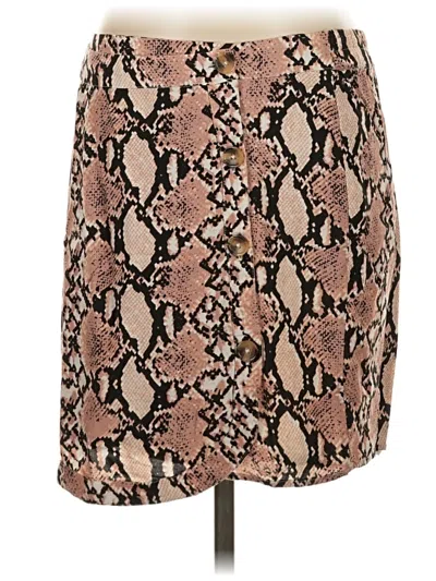 Pre-owned Mi Ami Casual Skirt In Brown