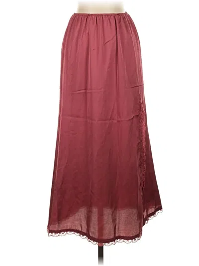 Pre-owned Mi Ami Casual Skirt In Burgundy