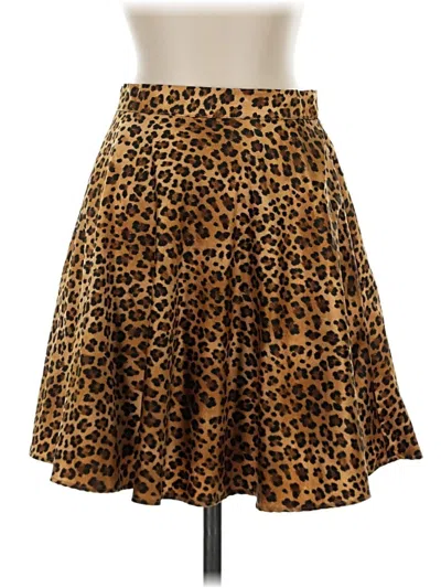 Pre-owned Mi Ami Casual Skirt In Gold