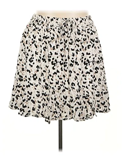 Pre-owned Mi Ami Casual Skirt In Ivory