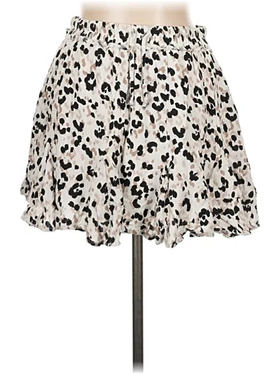 Pre-owned Mi Ami Casual Skirt In Ivory