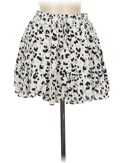 Pre-owned Mi Ami Casual Skirt In White