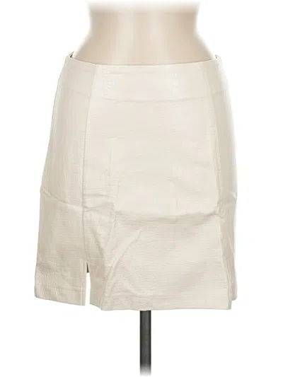 Pre-owned Mi Ami Casual Skirt In White