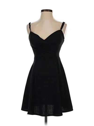 Pre-owned Mi Ami Cocktail Dress In Black