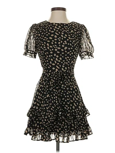 Pre-owned Mi Ami Cocktail Dress In Black